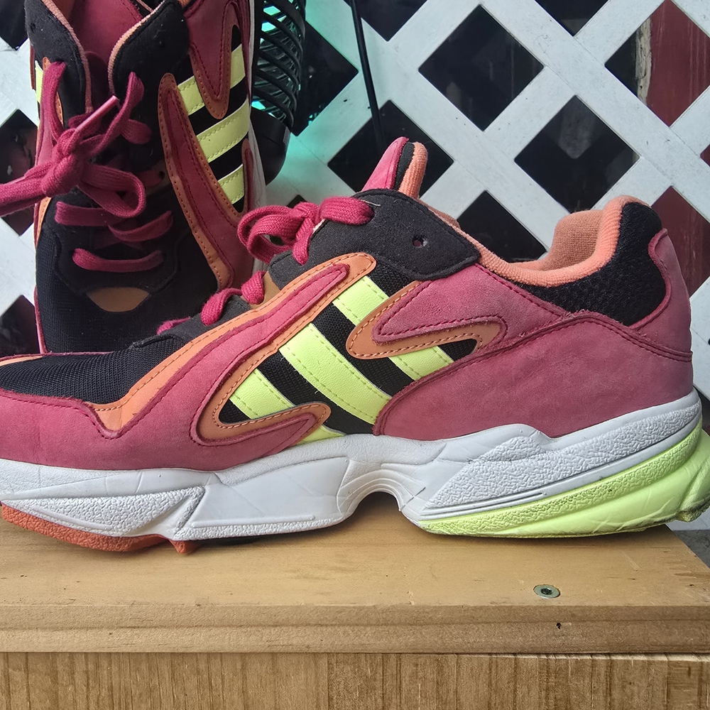 Adidas Peach and Black Interior Sneakers
